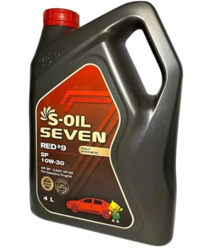 Моторное масло S-OIL SEVEN RED #9 SP 10W-30, 4л