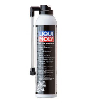 Герметик для ремонта мотоциклетной резины LIQUI MOLY Motorbike Reifen-Reparatur-Spray, 0,3л
