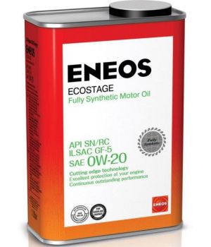 Моторные масла ENEOS Ecostage 0W-20, 1л.