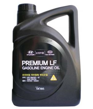 Моторное масло Hyundai/Kia Premium LF Gasoline 5W-20 SM/GF-4, 4л