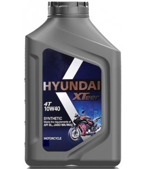 Моторное масло для мотоциклетных двигателей HYUNDAI XTeer 4T 10W-40, 800мл
