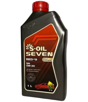 Моторное масло S-OIL SEVEN RED #9 SN 0W-30, 1л