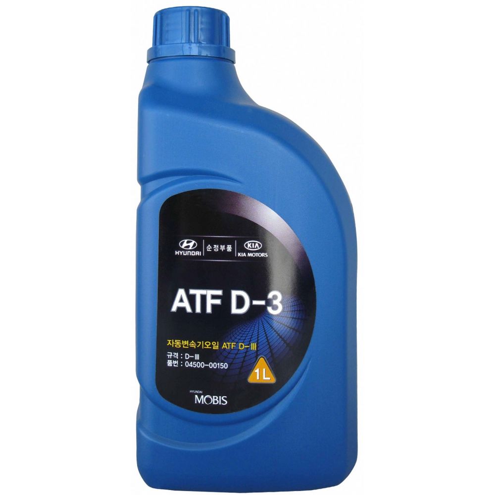 Трансмиссионное масло Hyundai/Kia ATF D-3, 1л