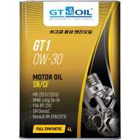 Моторное масло GT OIL GT1 0W-30 SN/CF, 4л