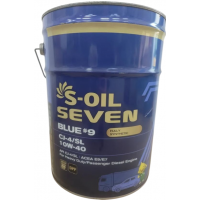 Моторное масло S-OIL SEVEN BLUE #7 CJ-4/SL 10W-40, 20л
