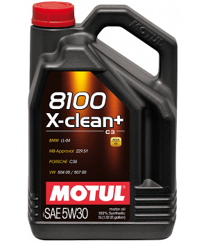 Моторное масло MOTUL 8100 X-clean+ 5W-30, 5л