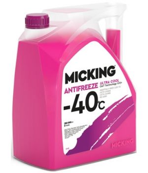 Антифриз готовый MICKING ANTIFREEZE ULTRA COOL OAT Technology G12+ -40C (pink), 4кг
