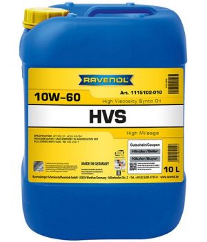 Моторное масло RAVENOL HVS High Viscosity Synto Oil 10W-60, 10л