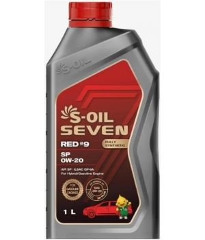 Моторное масло S-OIL SEVEN RED #9 SP 0W-20, 1л