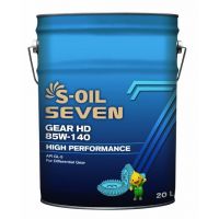 Трансмиссионное масло S-OIL SEVEN GEAR HD 85W-140, 20л