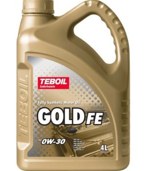 Моторное масло TEBOIL Gold FE 0W-30, 4л