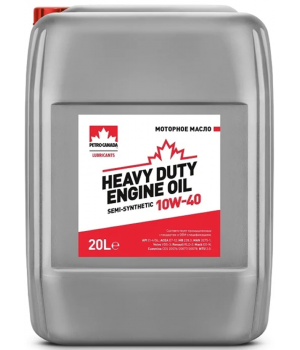 Моторное масло Petro-Canada Heavy Duty Engine Oil Semi-Synthetic 10W-40, 20л