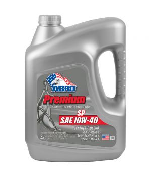 Моторное масло ABRO Premium Synthetic Blend 10W-40, 4л
