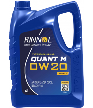 Моторное масло RINNOL QUANT M 0W-20, 4л