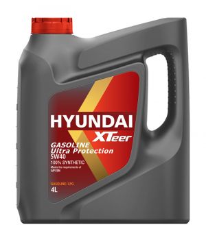 Моторное масло HYUNDAI XTeer Gasoline Ultra Protection 5W-40, 4л
