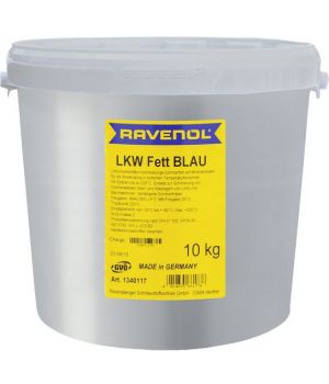 Смазка RAVENOL LKW Fett Blau, 10кг