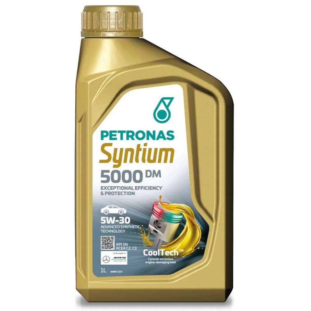 Моторное масло Petronas Syntium 5000 DM 5W-30, 1л