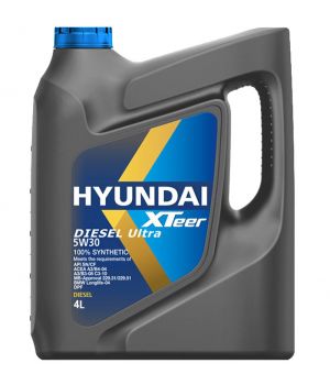 Моторное масло HYUNDAI XTeer Diesel Ultra 5W-30, 4л