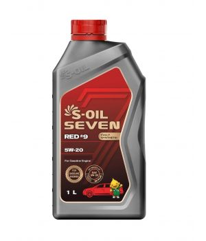 Моторное масло S-Oil 7 RED #9 SN 5W-20, 1л