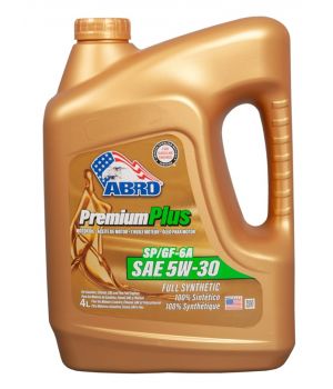 Моторное масло ABRO Premium Plus Full Synthetic 5W-30, 4л