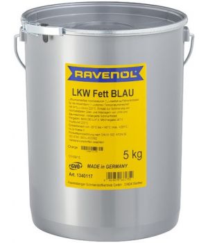 Смазка RAVENOL LKW Fett Blau, 5кг