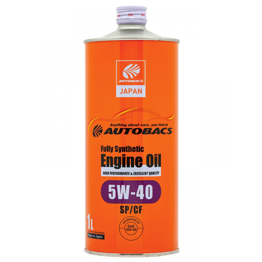 Моторное масло AUTOBACS Fully Synthetic 5W-40 SP/CF, 1л