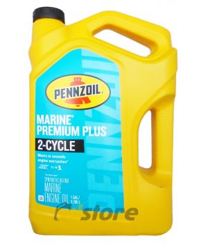 Моторное масло PENNZOIL Marine Premium Plus 2-Cycle, 3,785л