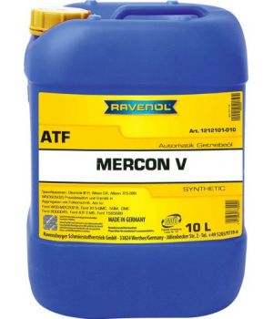 Трансмиссионное масло RAVENOL ATF Mercon V, 10л