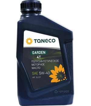 Моторное масло TANECO Garden 4T 5W-40, 1л