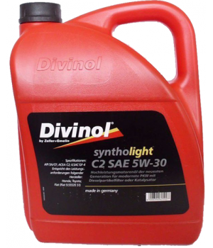 Моторное масло DIVINOL Syntholight C2 5W-30, 5л