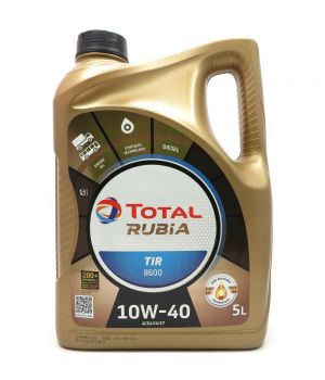 Моторное масло Total RUBIA TIR 8600 10W-40, 5л