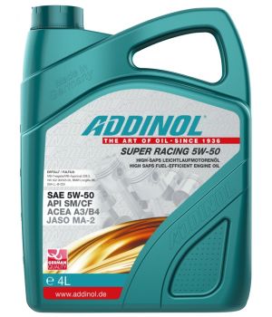 Моторное масло ADDINOL Super Racing 5W-50, 4л