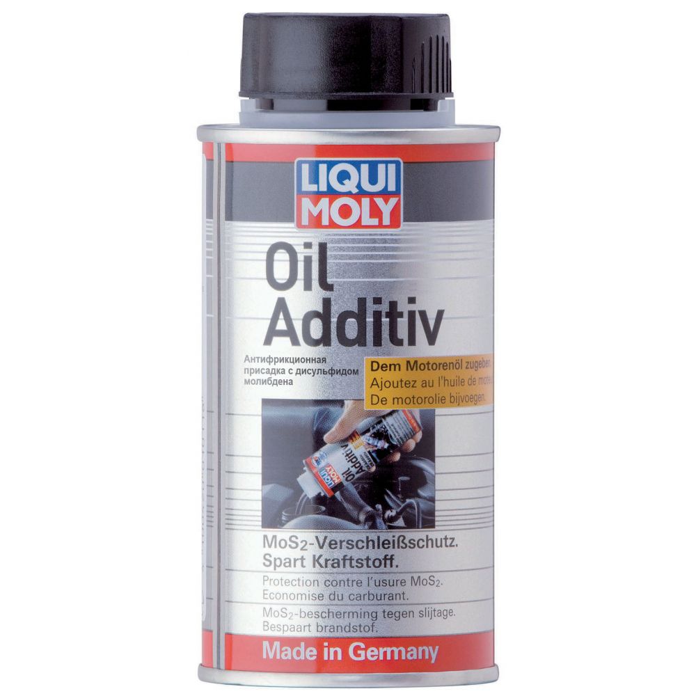 Антифрикционная присадка с дисульфидом молибдена в моторное масло LIQUI MOLY Oil Additiv, 0,125л