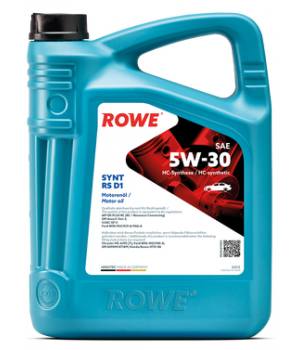 Моторное масло ROWE HIGHTEC SYNT RS D1 5W-30, 5л