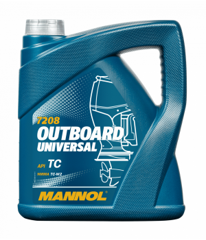 Моторное масло MANNOL Outboard Universal 2T, 4л