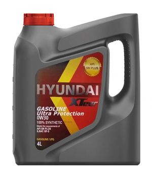 Моторное масло HYUNDAI XTeer Gasoline Ultra Protection 0W-30, 4л