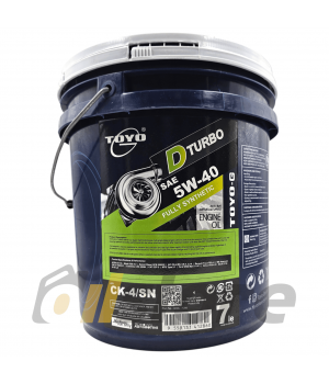 Моторное масло TOYO-G D-Turbo 5W-40 CK-4/SN, 7л