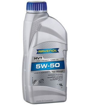 Моторное масло RAVENOL HVT High Viscosity Turbo Oil 5W-50, 1л