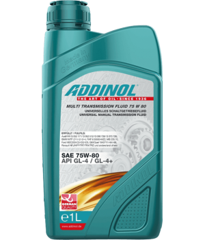 Трансмиссионное масло ADDINOL Multi Transmission Fluid 75W-80, 1л