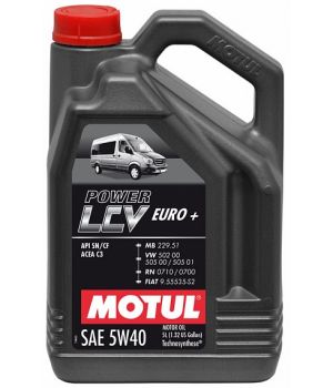 Моторное масло MOTUL Power LCV Euro+ 5W-40, 5л