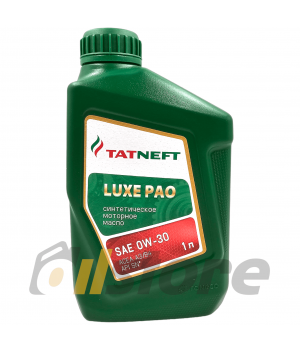 Моторное масло Татнефть LUXE PAO 0W-30, 1л