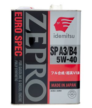Моторное масло IDEMITSU Zepro Euro Spec 5W-40, 4л