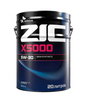 Моторное масло ZIC X5000 5W-30, 20л.