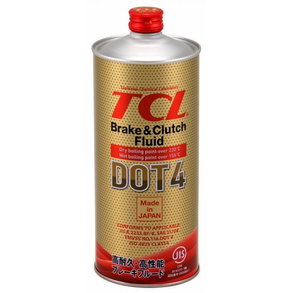 Тормозная жидкость TCL DOT 4, 1л