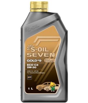 Моторное масло S-OIL SEVEN GOLD #9 ECO C3 5W-30, 1л