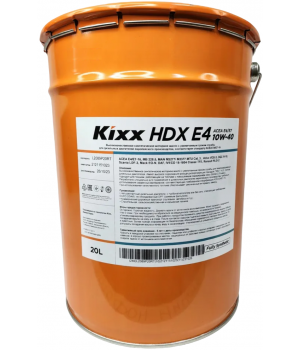 Моторное масло Kixx HDX E4 10W-40 (RUS), 20л