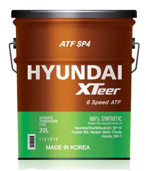 Трансмиссионное масло HYUNDAI XTeer ATF SP4, 20л