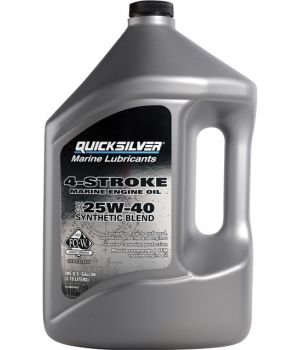 Моторное масло Quicksilver 4-Stroke Marine Engine Oil 25W-40, 3.78л