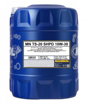 Моторное масло MANNOL 7120 TS-20 10W-30 SHPD, 20л