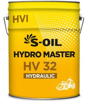 Гидравлическое масло S-OIL HYDRO MASTER HV 32, 20л